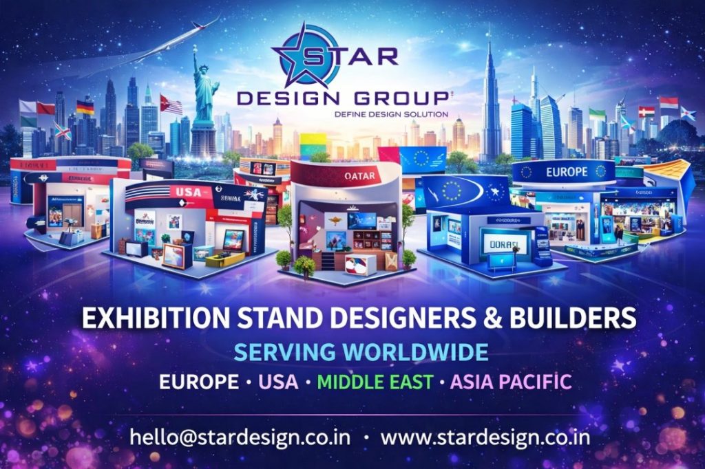 exhibition stand design and build company in Europe USA Middle East Asia Pacific