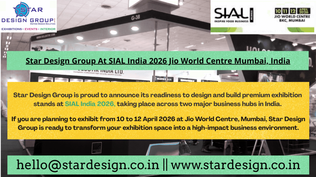 SIAL India 2026, SIAL India 2026 Mumbai, SIAL India 2026 Jio World Centre, Exhibition stand design for SIAL India, SIAL Mumbai 2026 booth builder, Exhibition stall design SIAL India