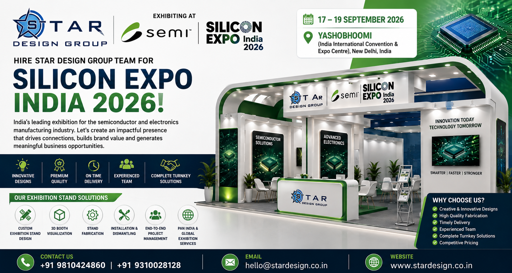 Why Choose Star Design Group for Silicon Expo India 2026?